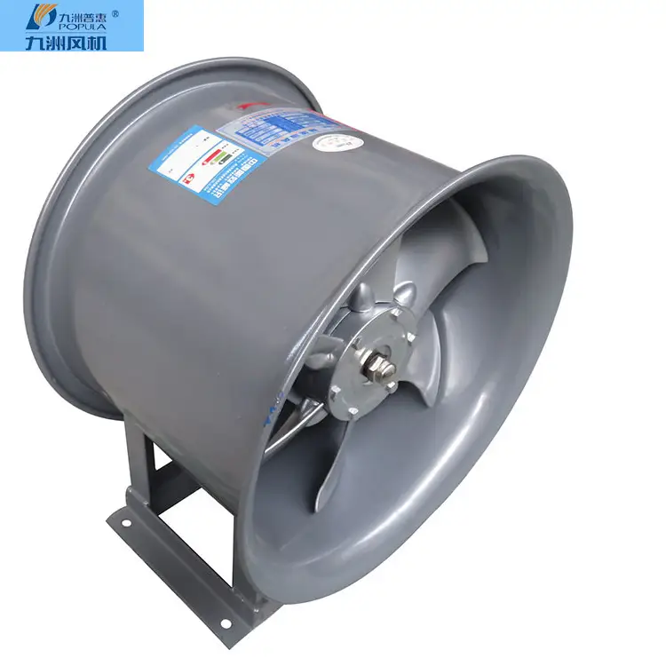 Jiuzhou Popula T35 Type Axial Flow Fan, Industrial Duct Ventilation Fan for Factories & Warehouses